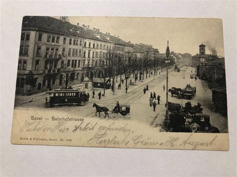 Basel Bahnhofstrasse M Tram Und Kutschen Kaufen Auf Ricardo