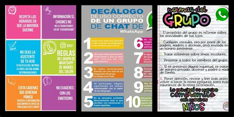 Reglas De Los Grupos De Whatsapp Educativos Imagenes Educativas