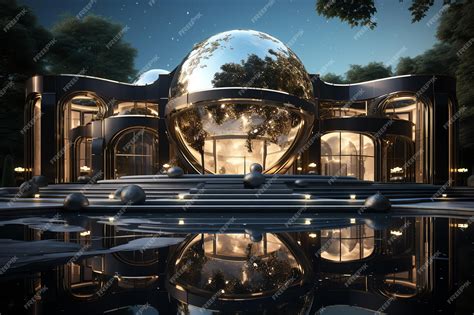 Premium AI Image | Luxury exterior mansion design