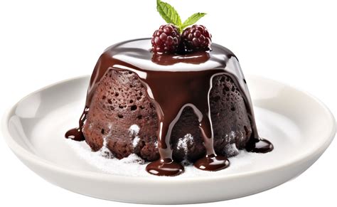 Chocolate Lava Cake With 25064828 Png