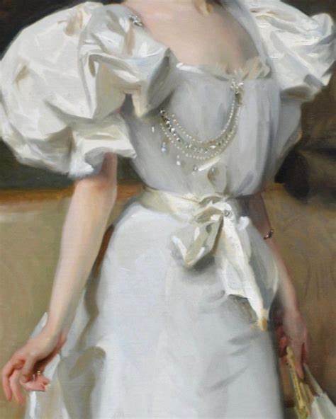 Artist John Singer Sargent Historical Dresses White Victorian