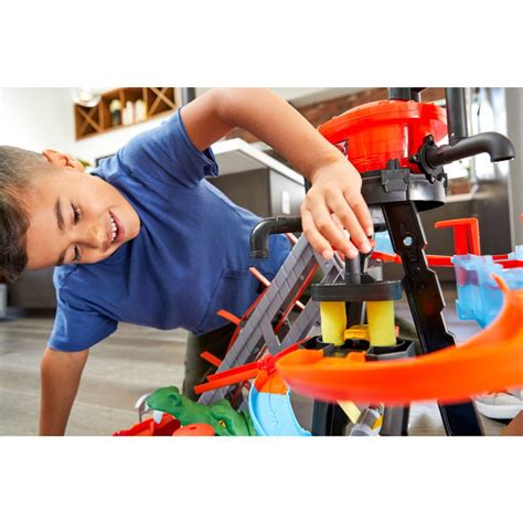 Hot Wheels Ultimate Gator Car Wash Play Set Multicolor Kidinn