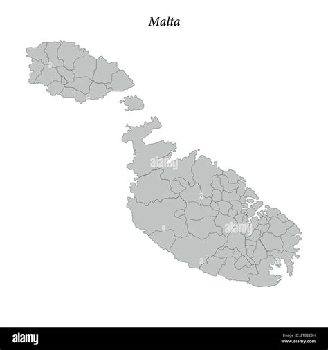 Map Of Malta Immagini E Fotografie Stock Ad Alta Risoluzione Alamy