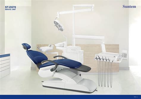 CE Approved Suntem Luxury Dental Chair St D570 With 9 Programs Inter