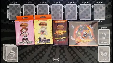 My Hero Academia Jet Burn Prerelease Kit Clash Decks Booster Box