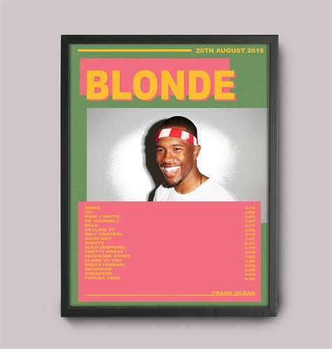 Frank ocean blonde album cover high quality - vametsen