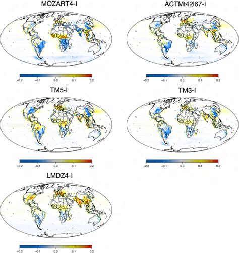 Maps Of Annual Mean Flux Increments For Gn M Yr