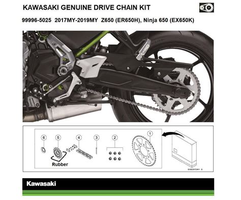 Genuine Chain And Sprocket Kit Kawasaki