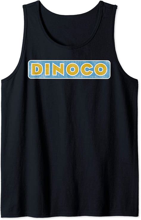 Disney Pixar Iconic Dinoco Gas Station Logo Tank Top Au