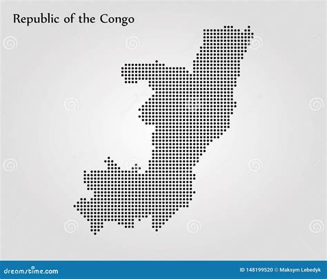 Map Of Republic Of The Congo Vector Illustration World Map Stock