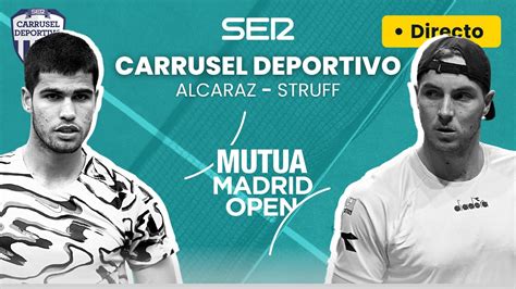 CARLOS ALCARAZ Vs JAN LENNARD STRUFF FINAL MUTUA MADRID OPEN EN