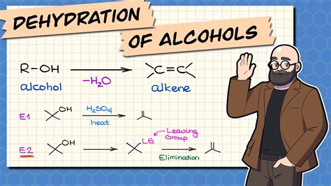 Dehydration Of Alcohols Synthesis Of Alkenes Youtube