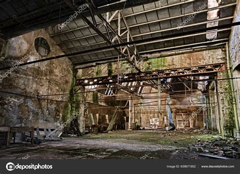 Arqueología Industrial Antigua Fábrica Abandonada Derrumbada Ruinas