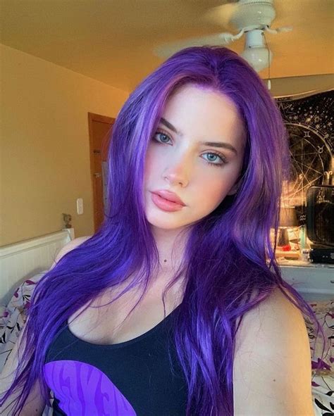 💌 Aangeliquedior Girl With Purple Hair Purple Hair Aesthetic Hair