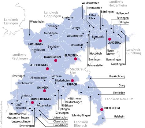 Städte und Gemeinden Balzheim