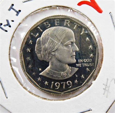 1979 S Type I Proof Susan B Anthony Dollar DCAM Property Room