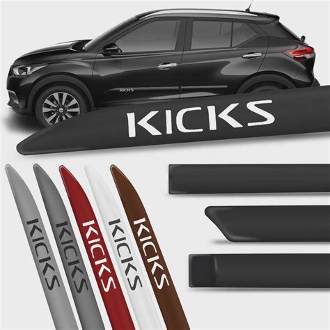 Jogo de Friso Lateral Nissan Kicks 2017 2018 2019 2020 e pcd Várias