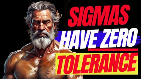 10 Things Sigma Males NEVER Tolerate From Anyone Sigma Males Never