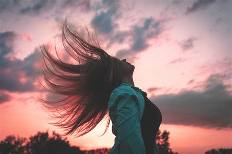 Woman Flipping Hair · Free Stock Photo