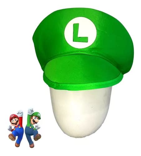 Quepe Boina Chapeu Super Mario Bros E Luigi