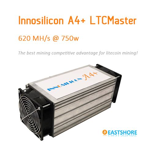 Innosilicon A4 LTCMaster 620MH S 750w Litecoin Miner EastShore