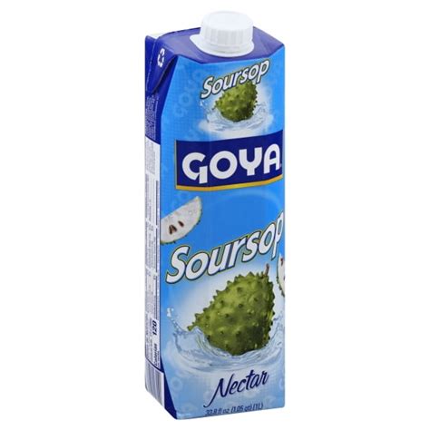 Goya Soursop Nectar 338 Oz Goya Guanabana 338 Oz 12 Pack Walmart