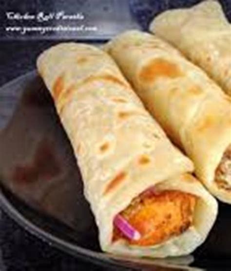 Chicken Malai Boti Paratha Roll Recipe Yummy Traditional