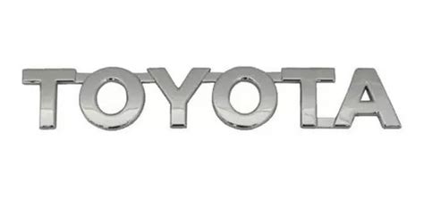 Emblema Letras Toyota Hilux Cromado Compuerta Puerta MercadoLibre