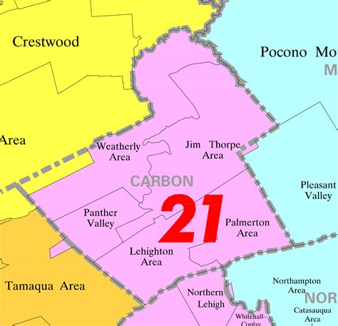 District Map Jim Thorpe Area School District