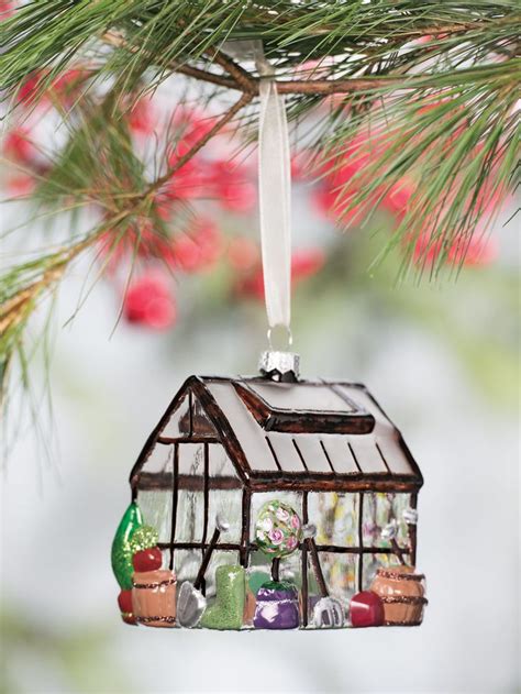 Glass Greenhouse Christmas Ornament Gardeners Supply Christmas