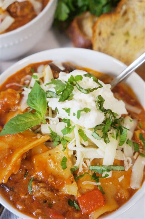 Best Slow Cooker Lasagna Soup Crock Pots And Flip Flops