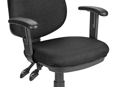 Fabric Task Chair With Adjustable Arms Office Chairs