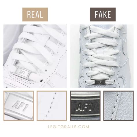 How To Spot Fake Nike Air Force 1 Low White Sneakers 2022