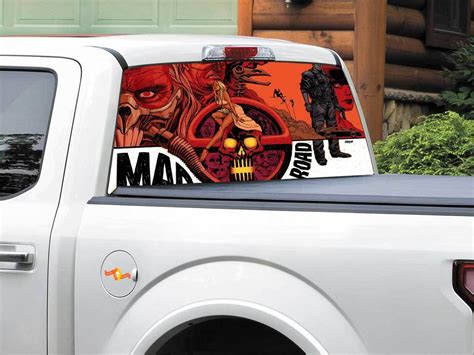 Mad Max Rockatansky Fury Road Immortan Joe Rear Window Decal Sticker Pick Up Truck Suv Car Any Size