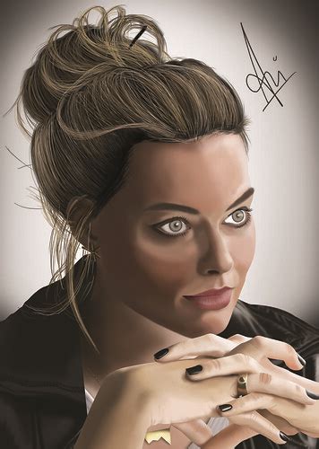 Margot Robbie Digital Painting Ali Bashir Flickr