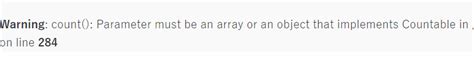 Wordpressでwarning Count Parameter Must Be An Array Or An Object