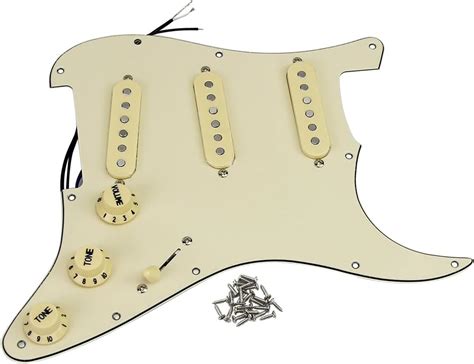 Amazon OriPure Prewired Strat Pickguard With Alnico 5 Single Coil