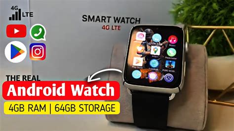 Android 4g Lte Smartwatch Sim Card Android Watch Youtube Play