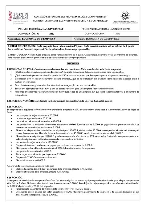 Selectividad Juliol Comissi Gestora De Les Proves Dacc S A