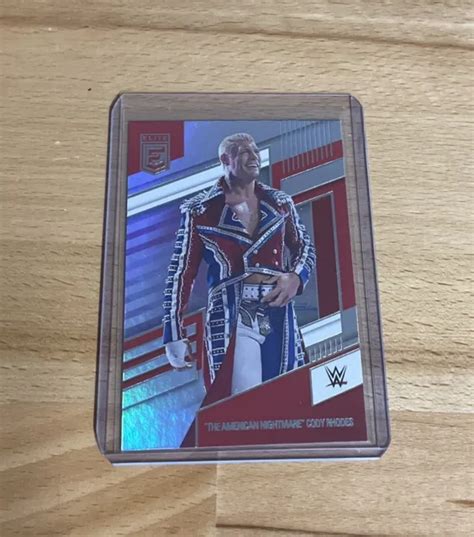 Carte Wwe The American Nightmare Cody Rhodes Panini Chronicles