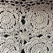 Amazon Damanni Rectangular Cotton Handmade Crochet Lace Table