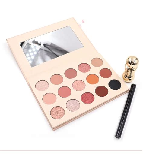 Low Moq Private Label Color Eyeshadow Palette High Pigment Makeup