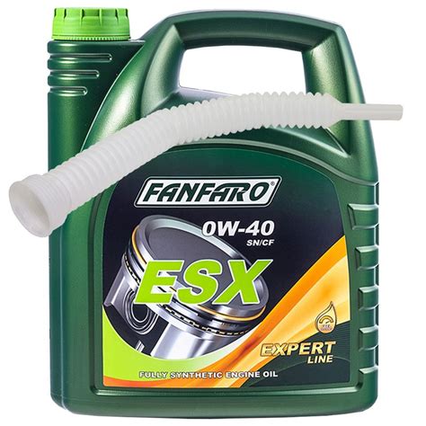 FANFARO Engineoil 0W-40 ESX API SN / CF 4 liters spout online by , 23,95