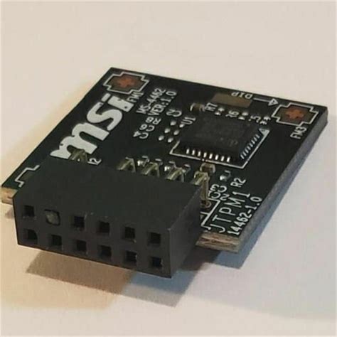 Msi Accessory Tpm Spi Tpm Module Spi Retail Walmart