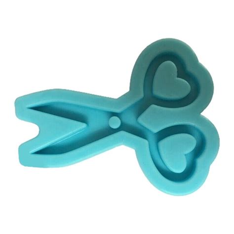 Diy Love Heart Scissors Epoxy Resin Mold Keychain Pendant Silicone Ebay