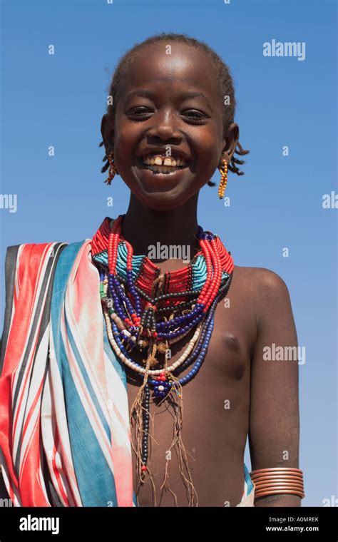 ETHIOPIA Lower Omo Valley Tumi Dombo Village Hamer Peoples Hamer Girl