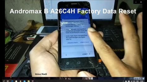 Andromax B A C H Factory Data Reset Youtube