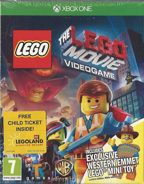 Xbox One The LEGO Movie Videogame Western Emmet Minitoy Edition BRAND