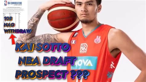 Kai Sotto Kasama Sa Mga Prospect 108 Early Entry Player Withdraw For Nba Draft Youtube