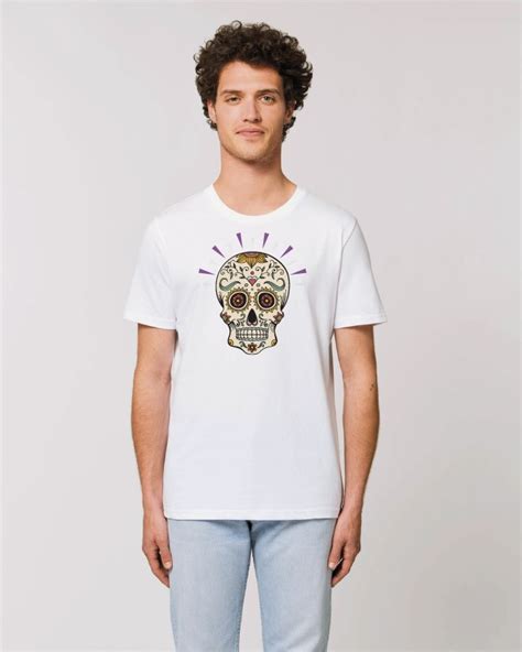 T Shirt Homme Calavera Mexicain Wizzard Ink France